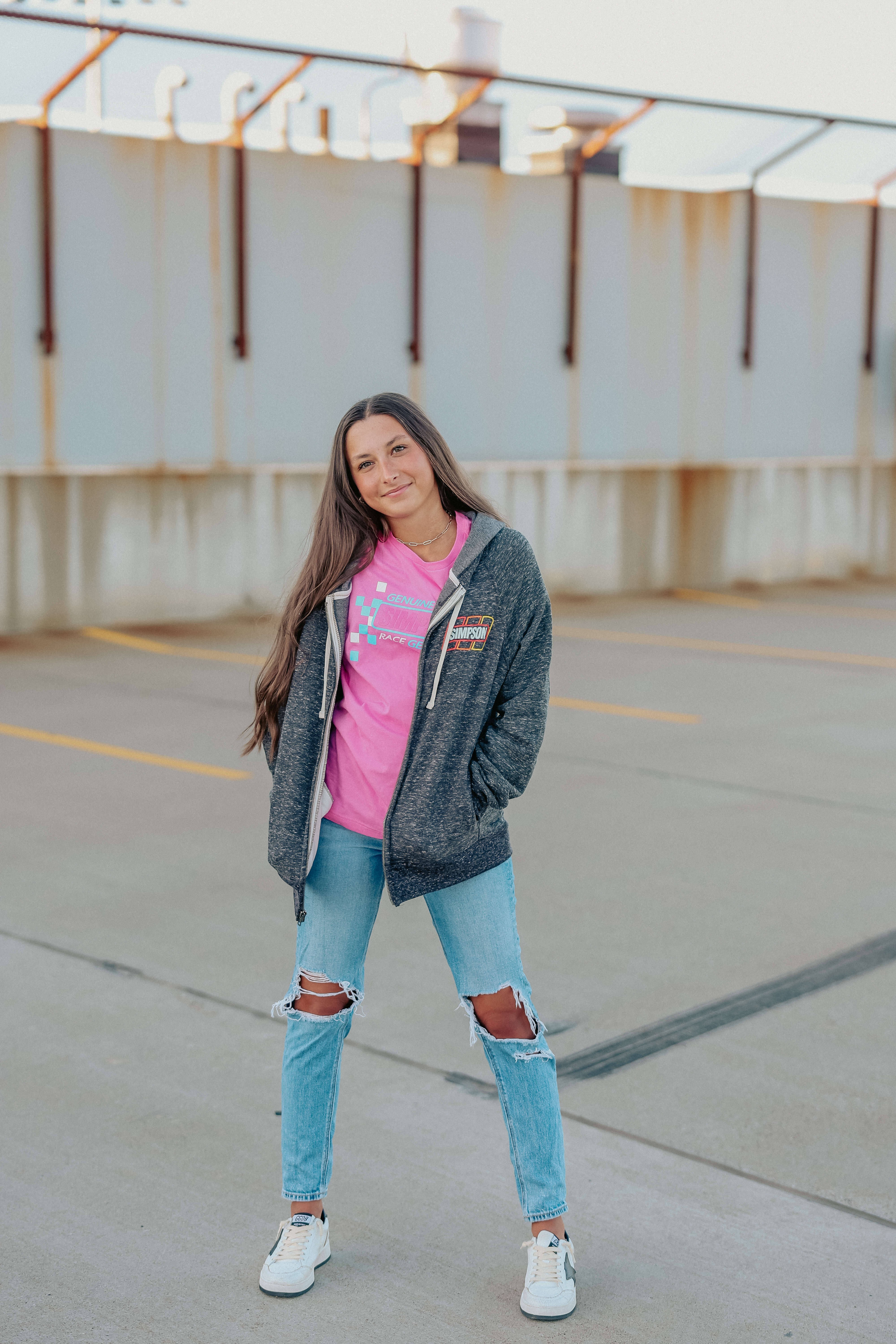 45012L Ladies Staging Hoodie - L