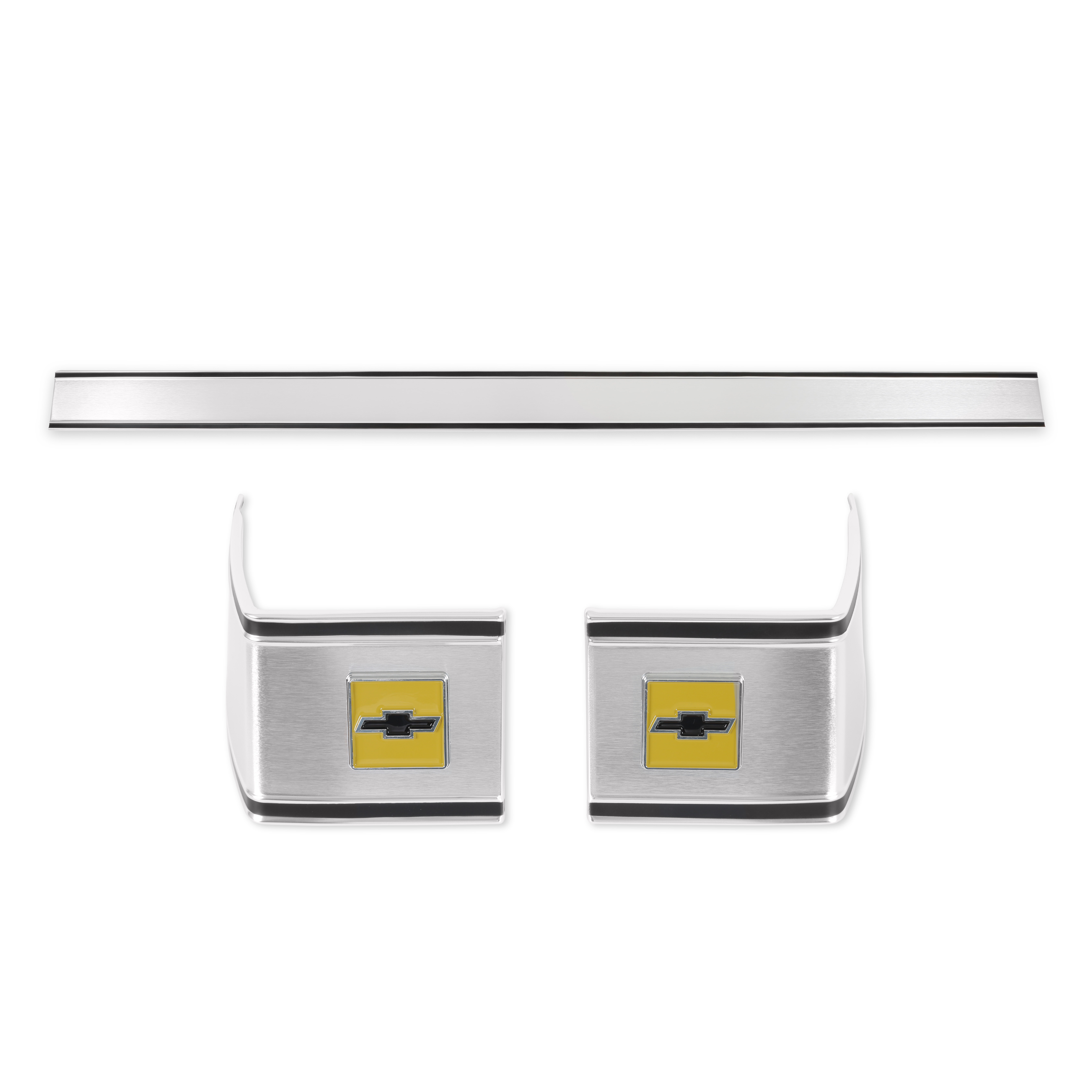 06-148 Brothers Trucks Cab Moldings - Rear - 3-Piece Set - Bild 1 von 6