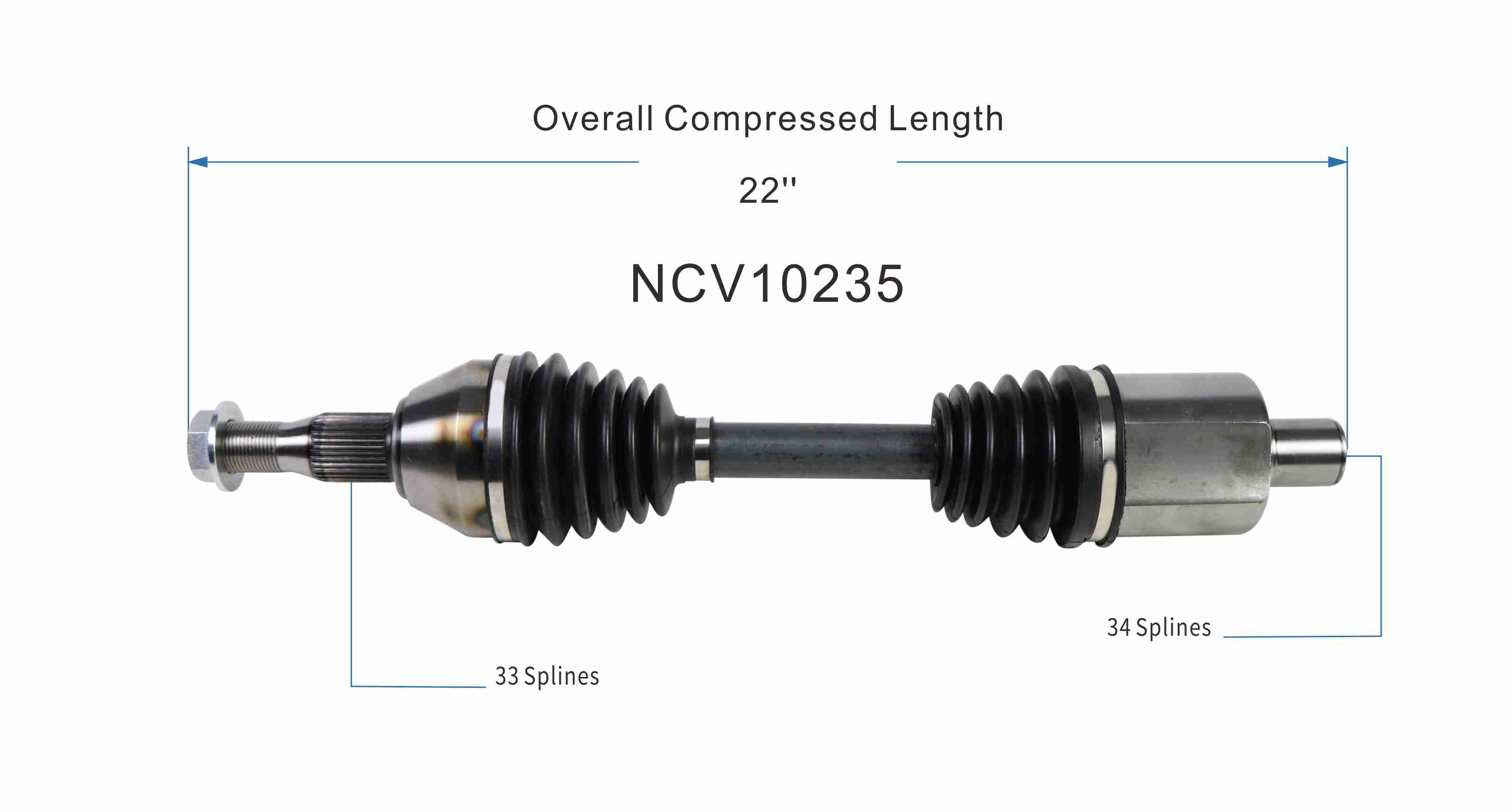 Buick, Chevrolet, Oldsmobile, Pontiac... CV Axle Assembly NCV10235