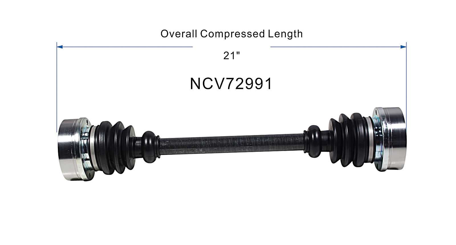 8082 Volkswagen Vanagon CV Axle Assembly Rear Left NCV72991 GSP