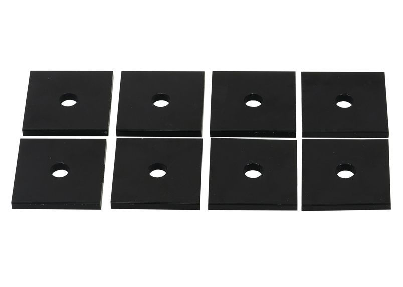 Universal Body mount bushing 2 in sq x 7/16 in x 1/4 in H