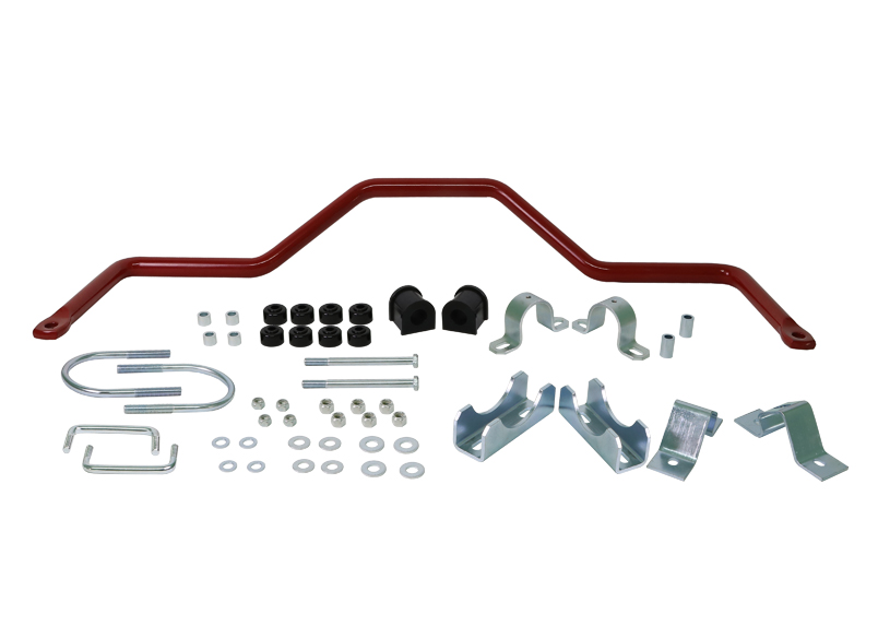 22mm HD Rear Sway Bar and Link Kit - RED - V8 Models
