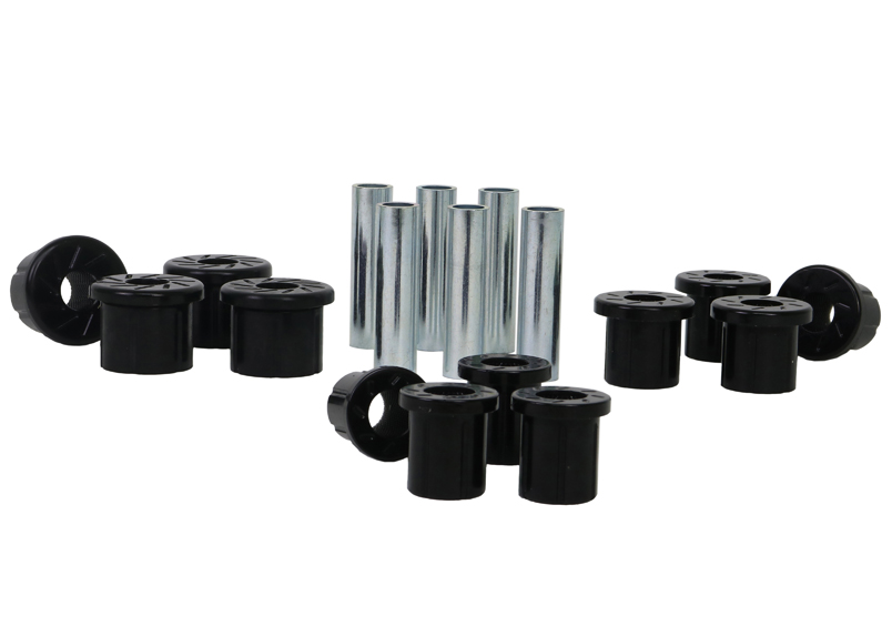 Rear Leaf Spring and Shackle Bushings - 4WD- With Molded Frame Shackles