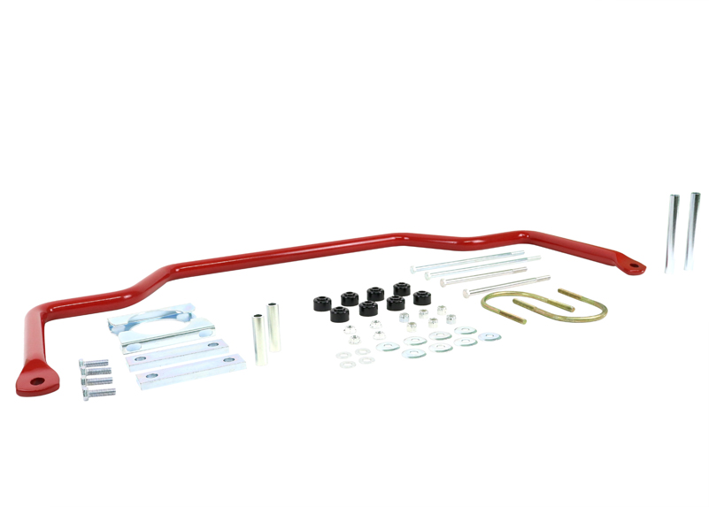 30mm HD Rear Sway Bar and Link Kit - RED