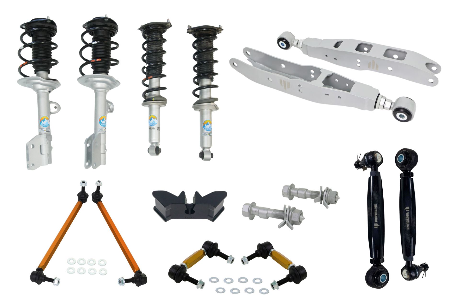 Front and Rear 1.5 inch lift with Bilstein B8 shocks for improved capability