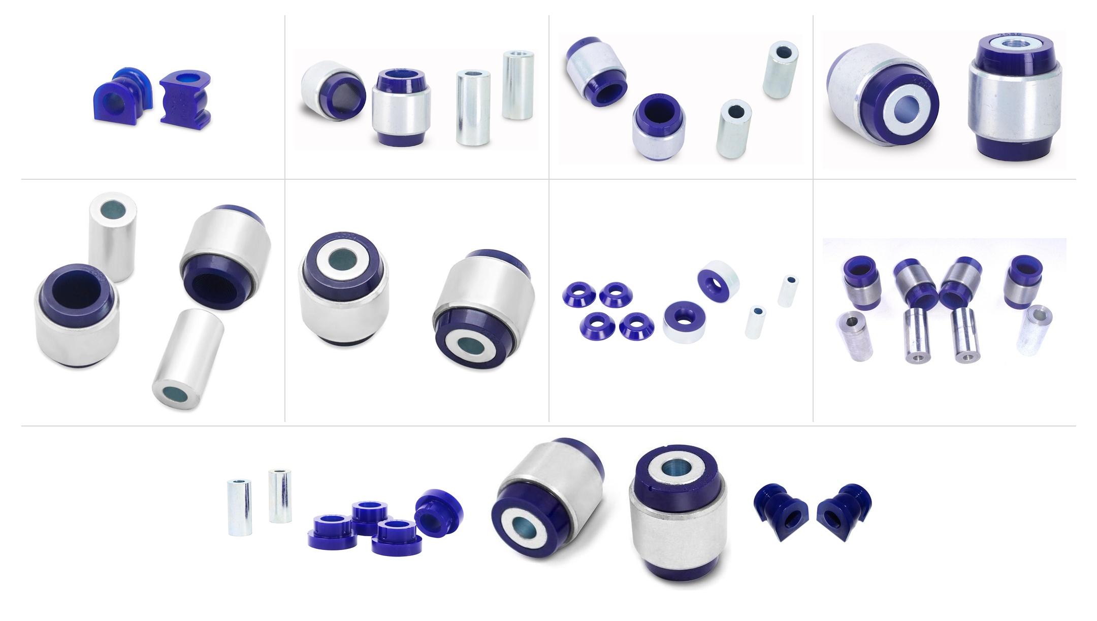 Front and Rear Vehicle Bushing Kit