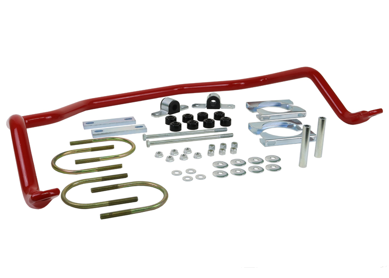 30mm HD Rear Sway Bar and Link Kit - RED