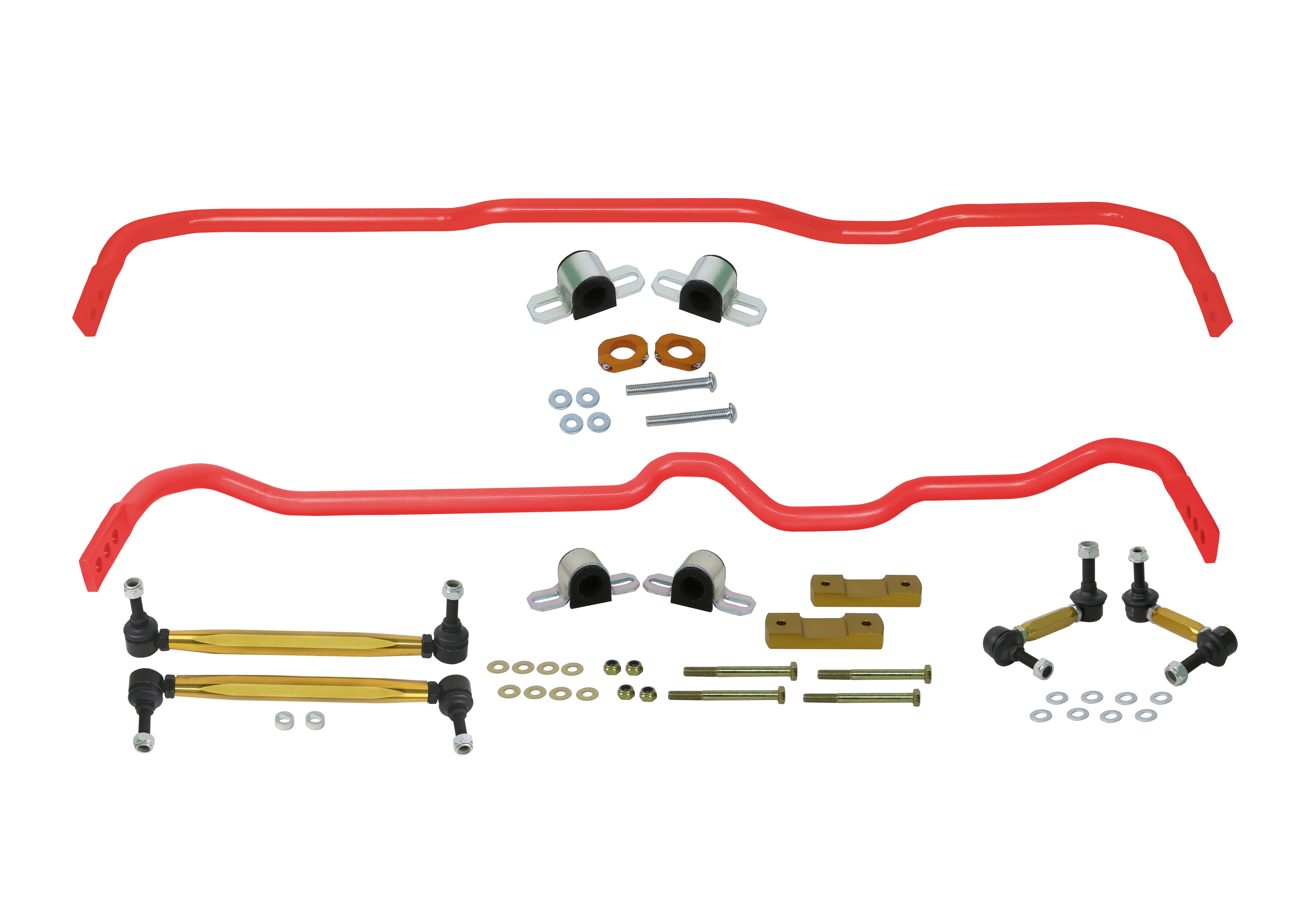 Front (24mm) and Rear (24mm) Adjustable Swaybar Set & Endlinks - AWD