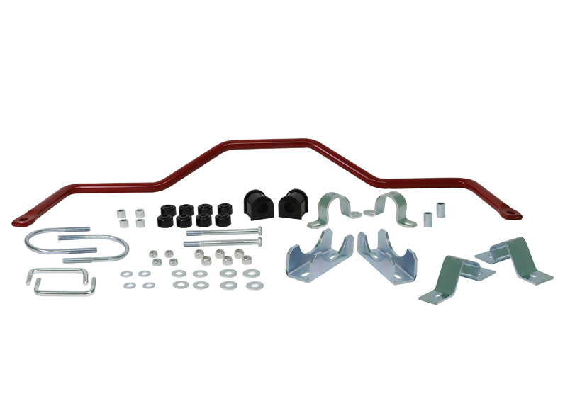 22mm HD Rear Sway Bar and Link Kit - RED - V8 Models