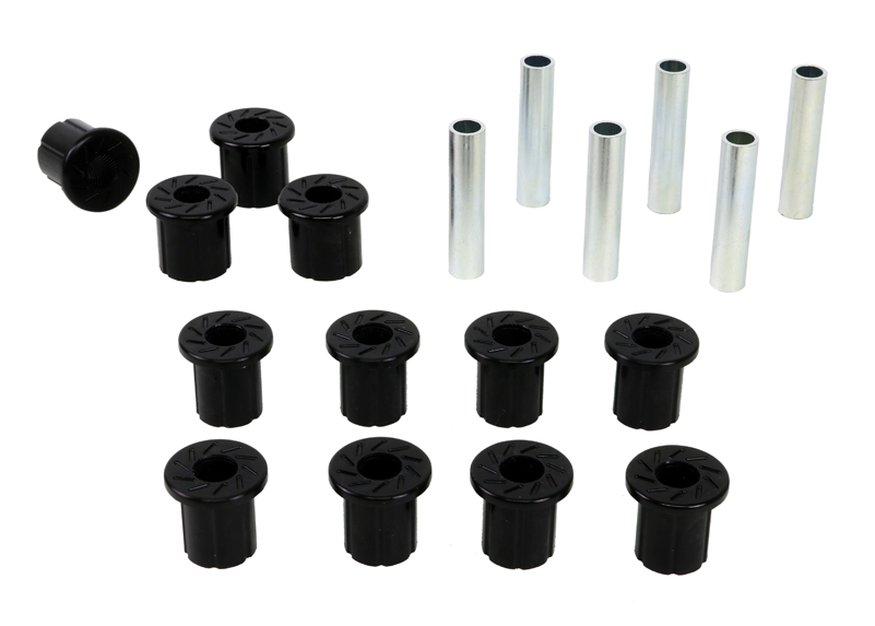 Front Leaf Spring And Shackle Bushing Kit - Main Eye OD 1.5in
