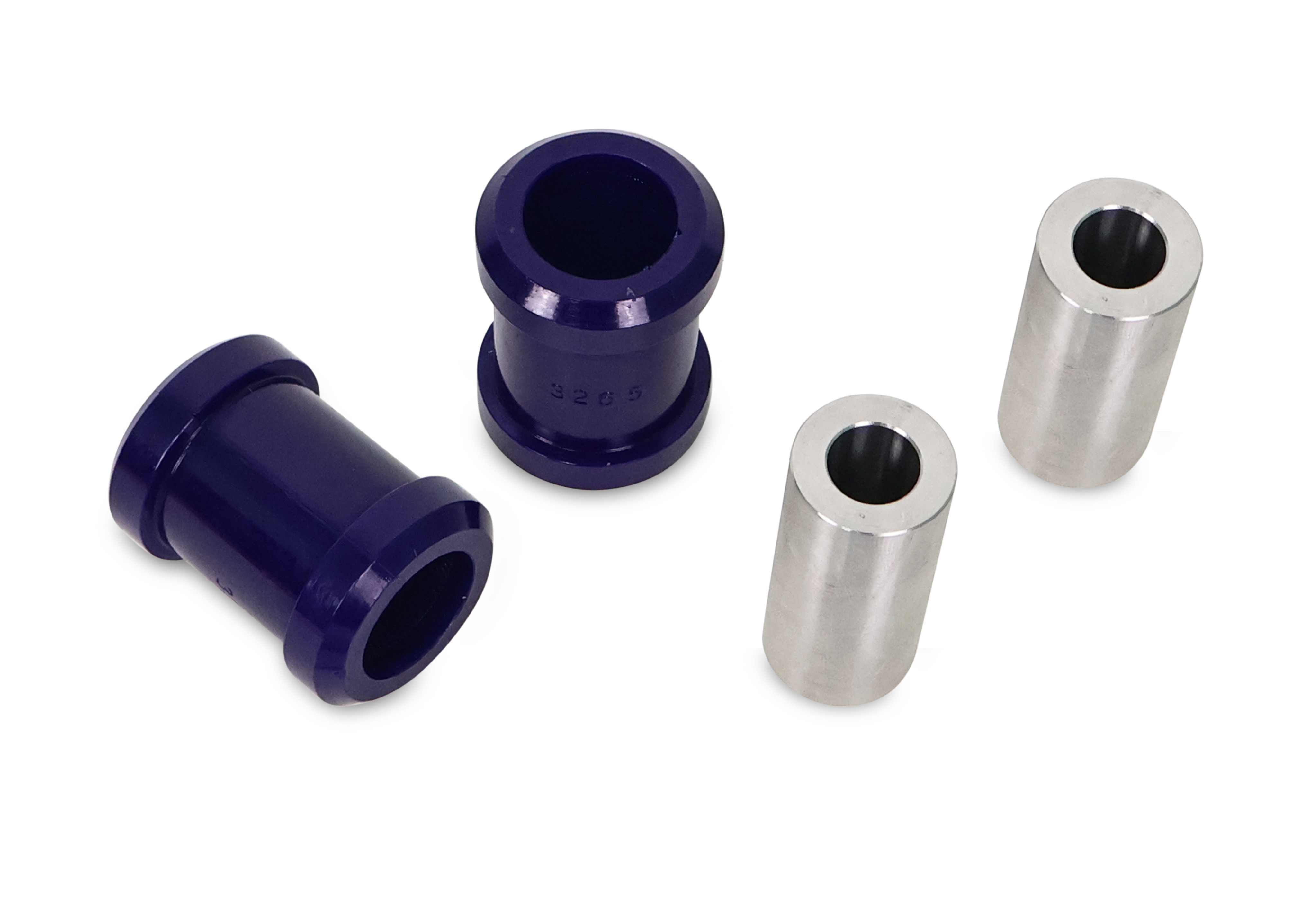 Rear Lower Toe Control Arm - Inner Bushing Kit (Stainless Steel Hardware)