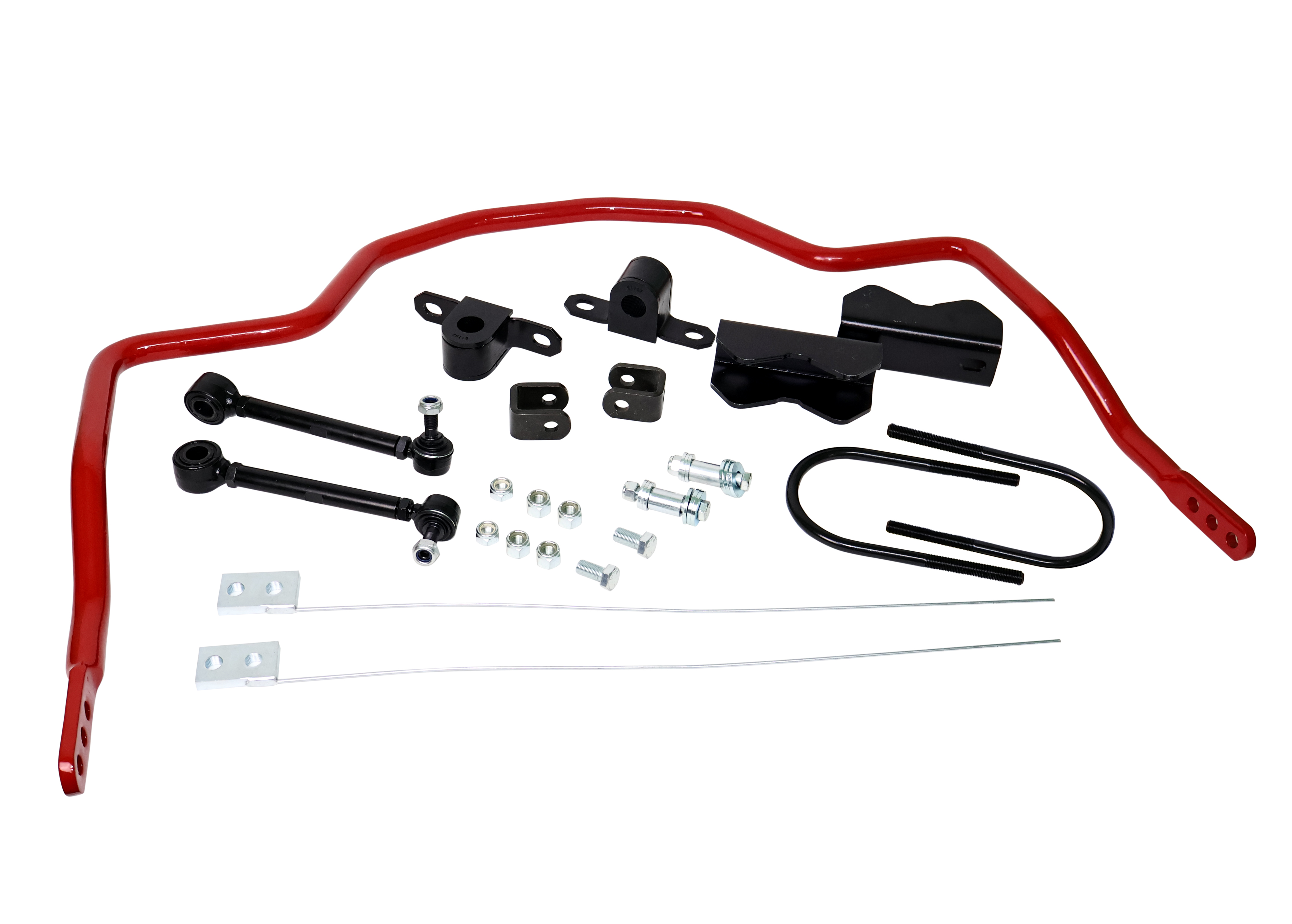 26mm 3-Position HD Adjustable Rear Sway Bar, End Link and Hardware Kit