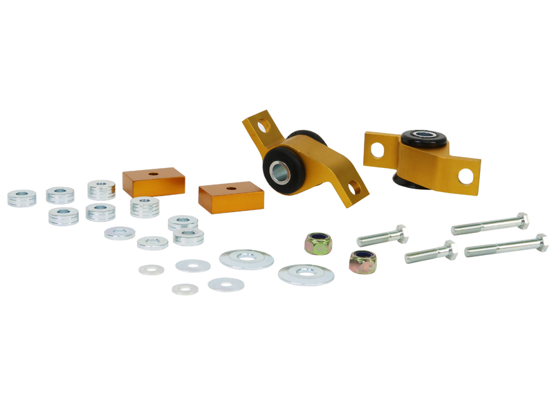 Front Lower Inner Rear Bushings Offset Caster & Anti Lift to Suit GD Subaru Impreza incl WRX/STi