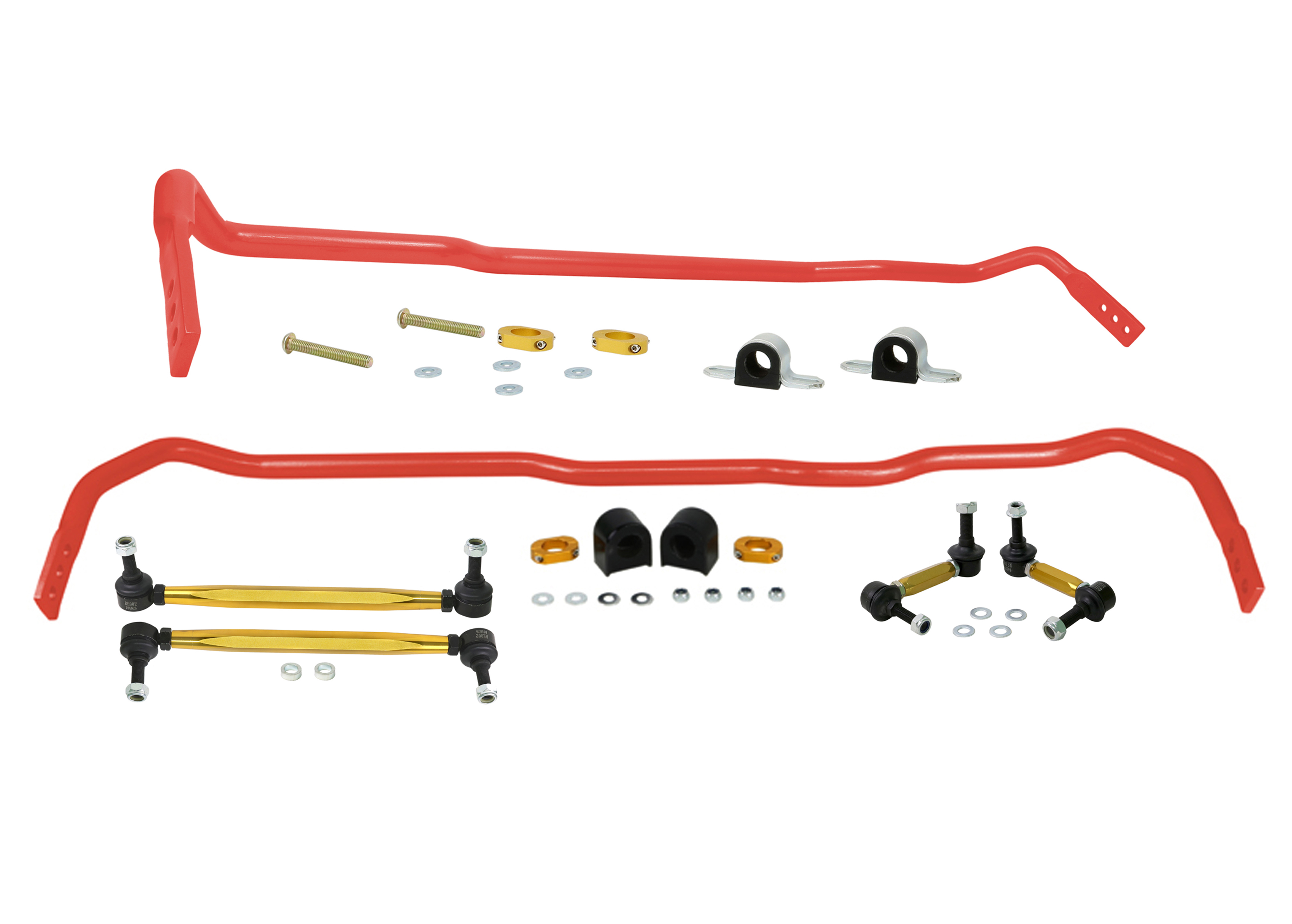 Front (24mm) and Rear (24mm) Adjustable Swaybar Set & Endlinks