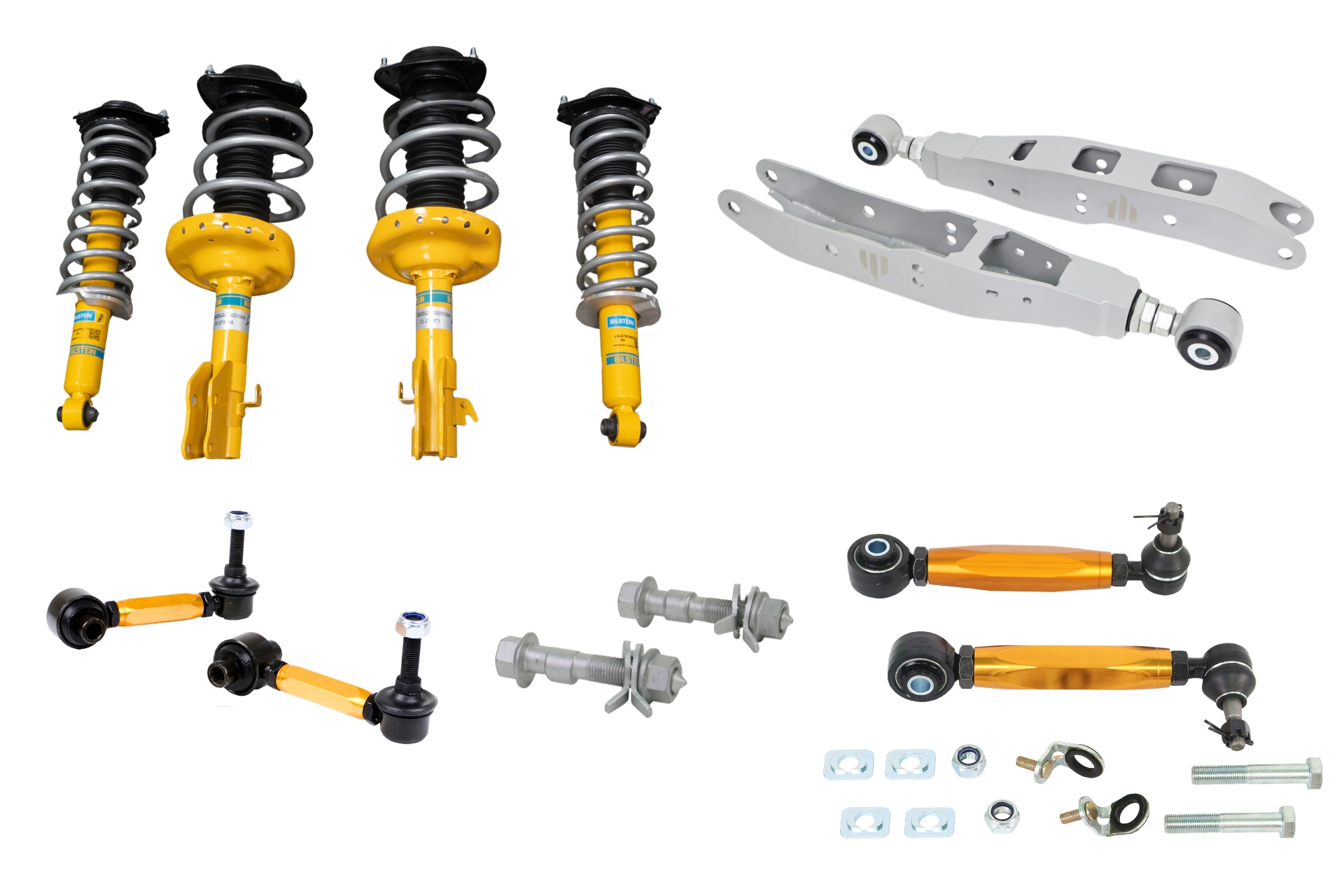Front and Rear 1.1 inch lift with Bilstein B6 shocks for improved control
