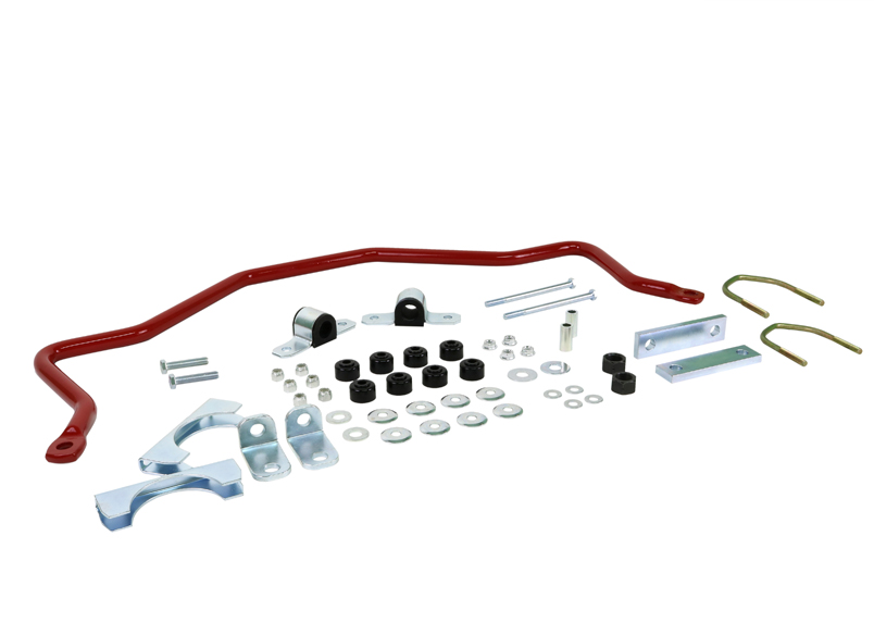 22mm HD Rear Sway Bar and Link Kit - RED
