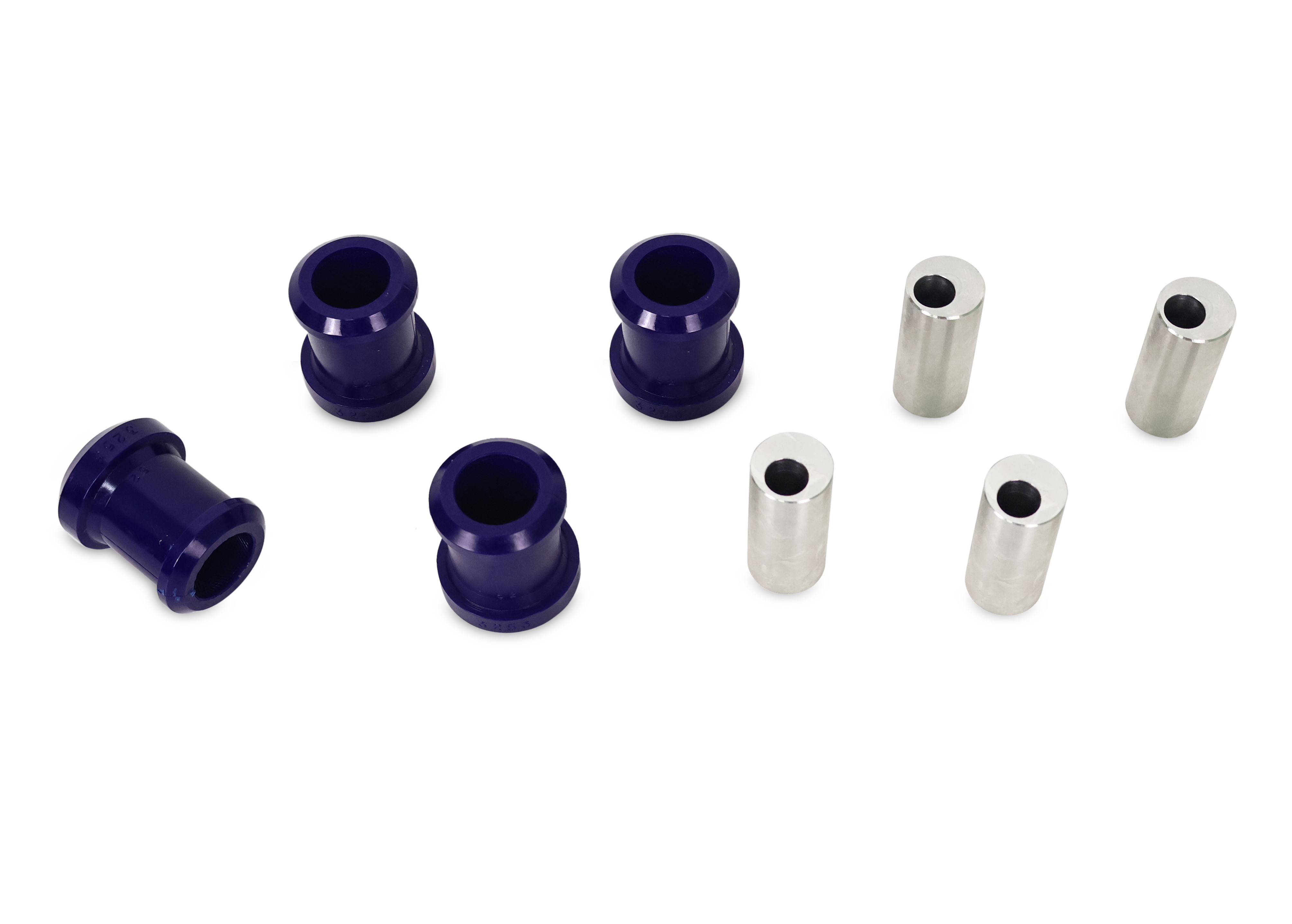 Front Control Arm Upper-Inner Bushing Kit - Camber Adjustable Double Offset (Stainless Steel Hardware)