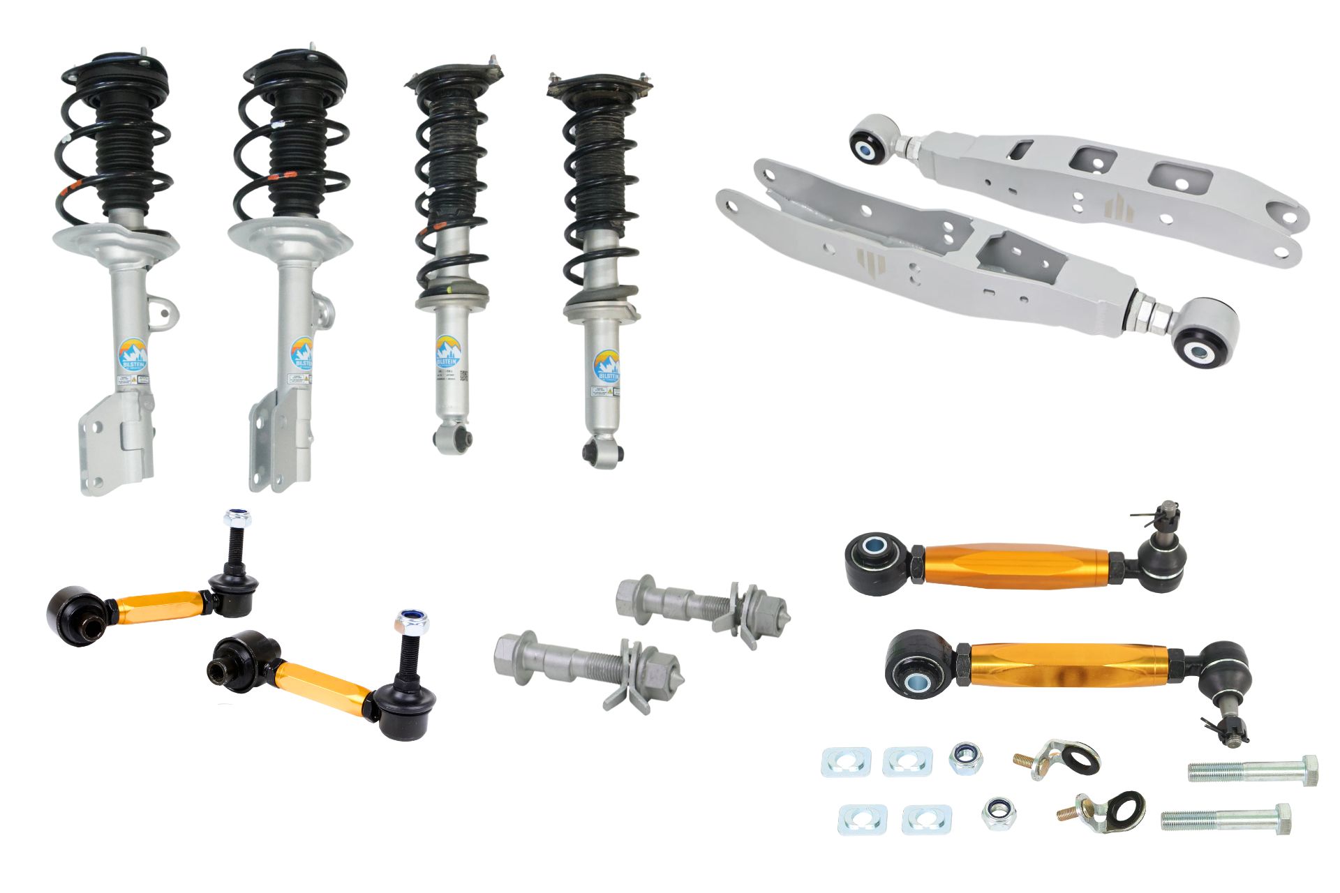 Front and Rear 1.6 inch lift with Bilstein B8 shocks for improved capability