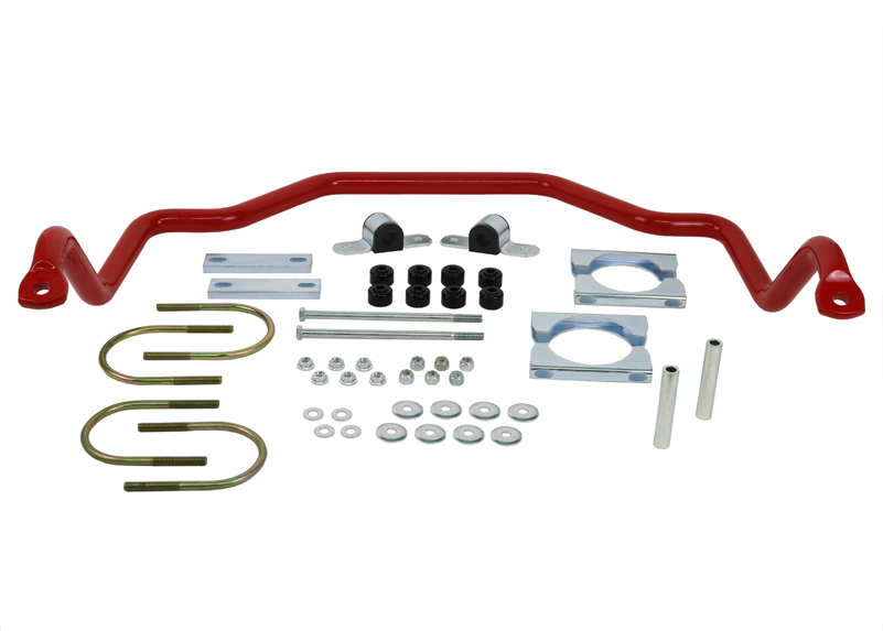 30mm HD Rear Sway Bar and Link Kit - RED