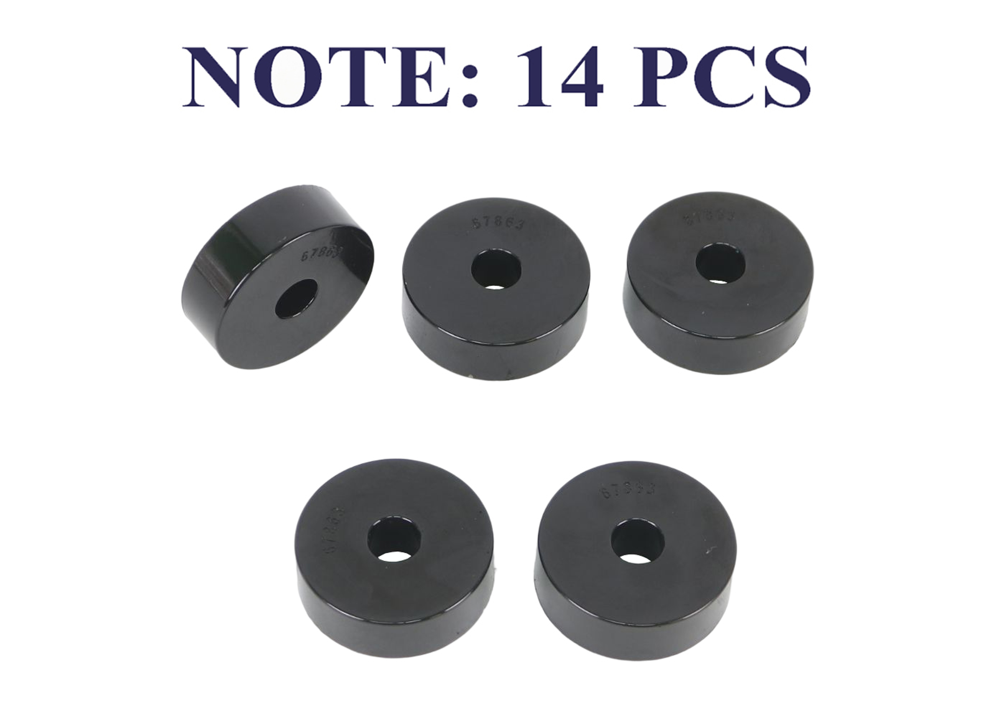 Body Mount Bushing Kit - Jeep CJ