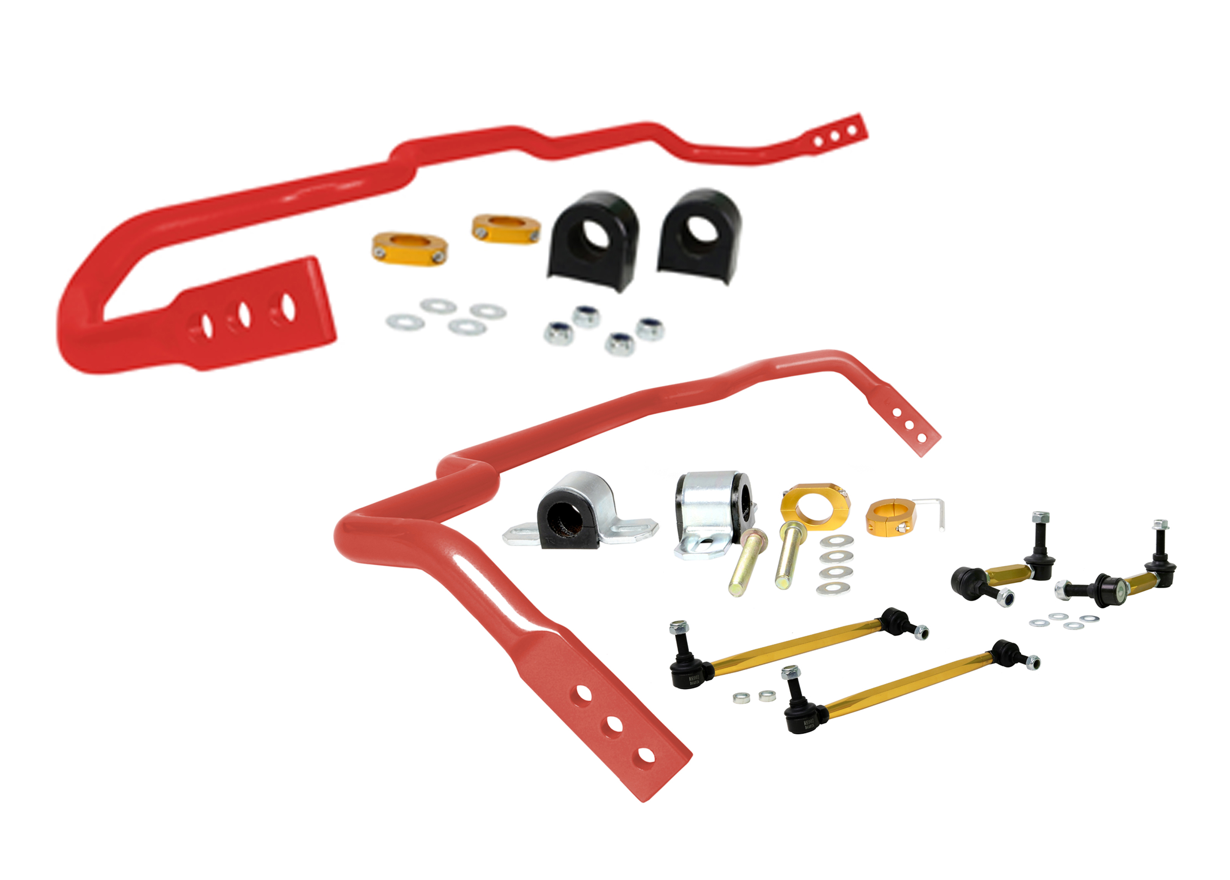 Front (24mm) and Rear (24mm) Adjustable Swaybar Set & Endlinks