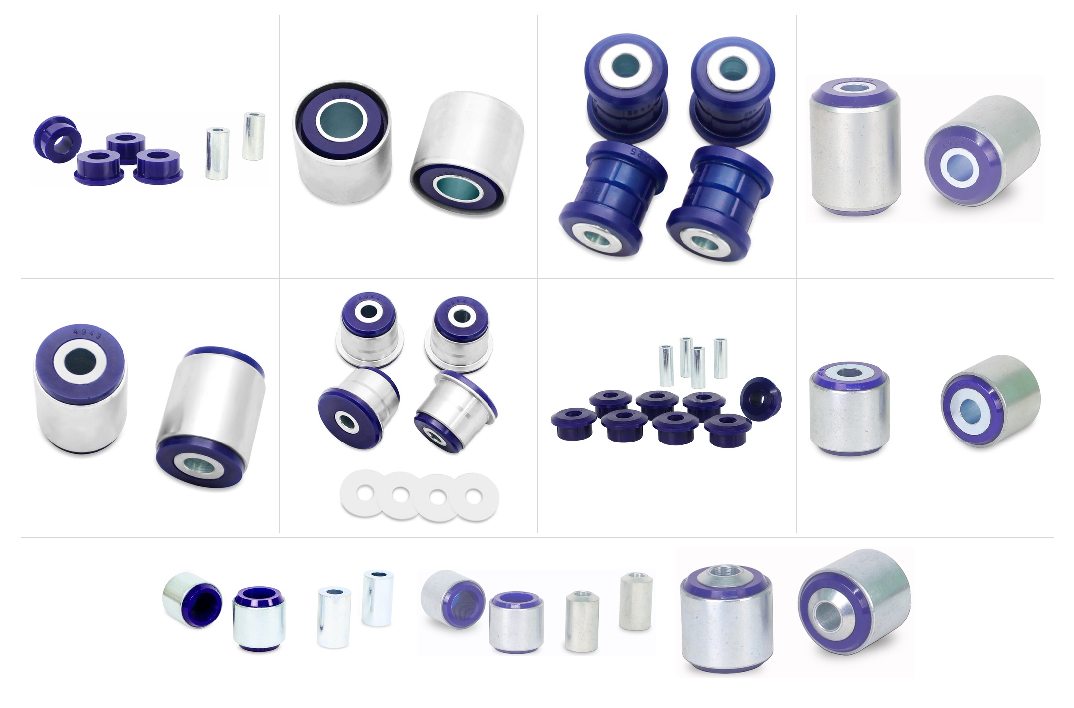 Front and Rear Suspension Bushing Kit