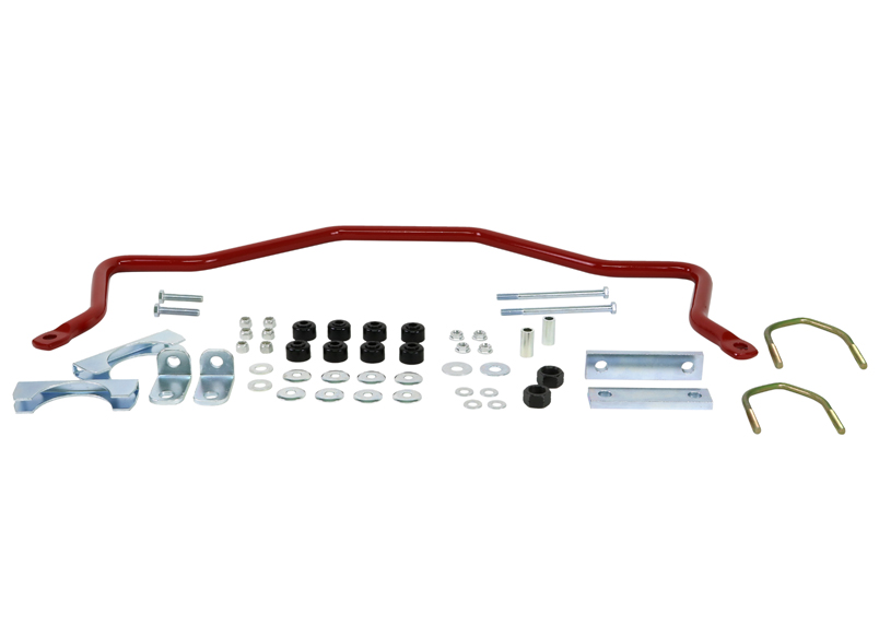 22mm HD Rear Sway Bar and Link Kit - RED
