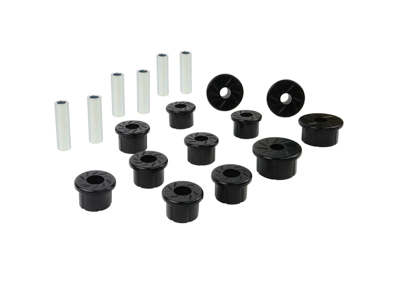 Rear Leaf Spring Eye And Shackle Bushings Kits - 2.5In Main Eye