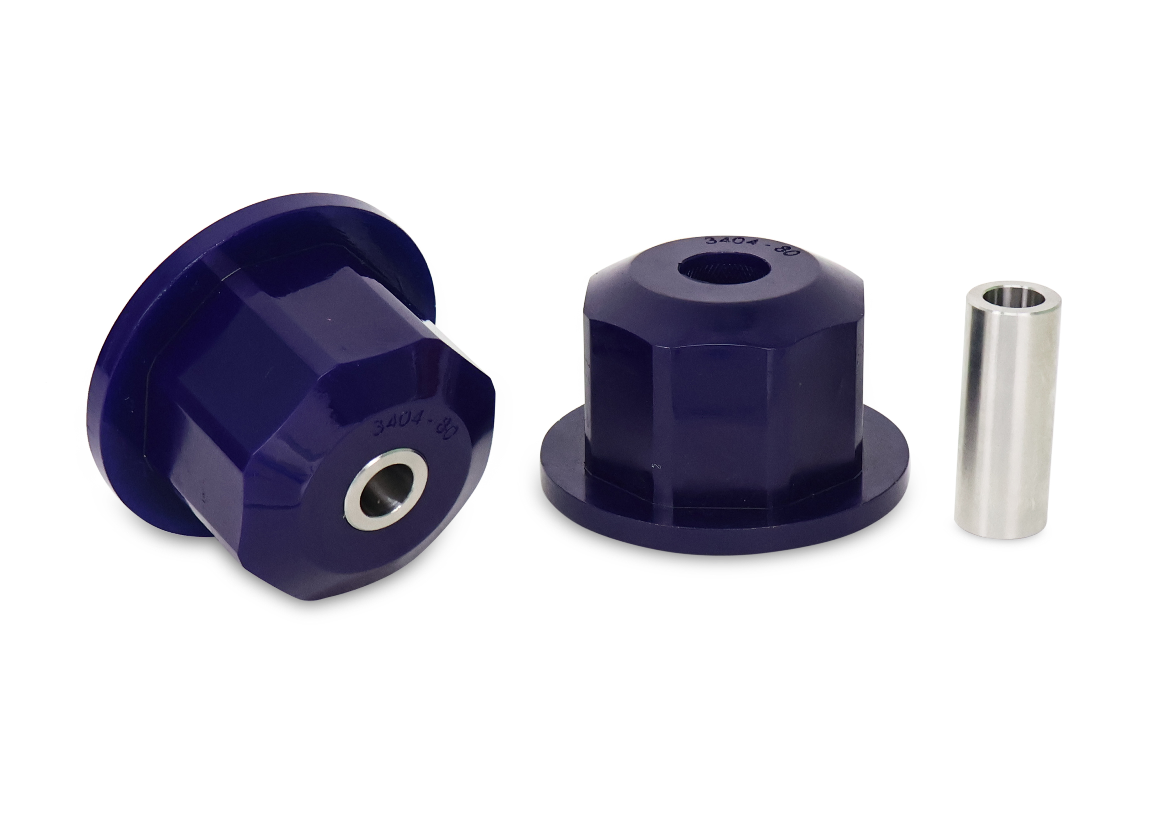 Rear Differential Center Support Bushing Kit (80A) - Stainless Steel Hardware