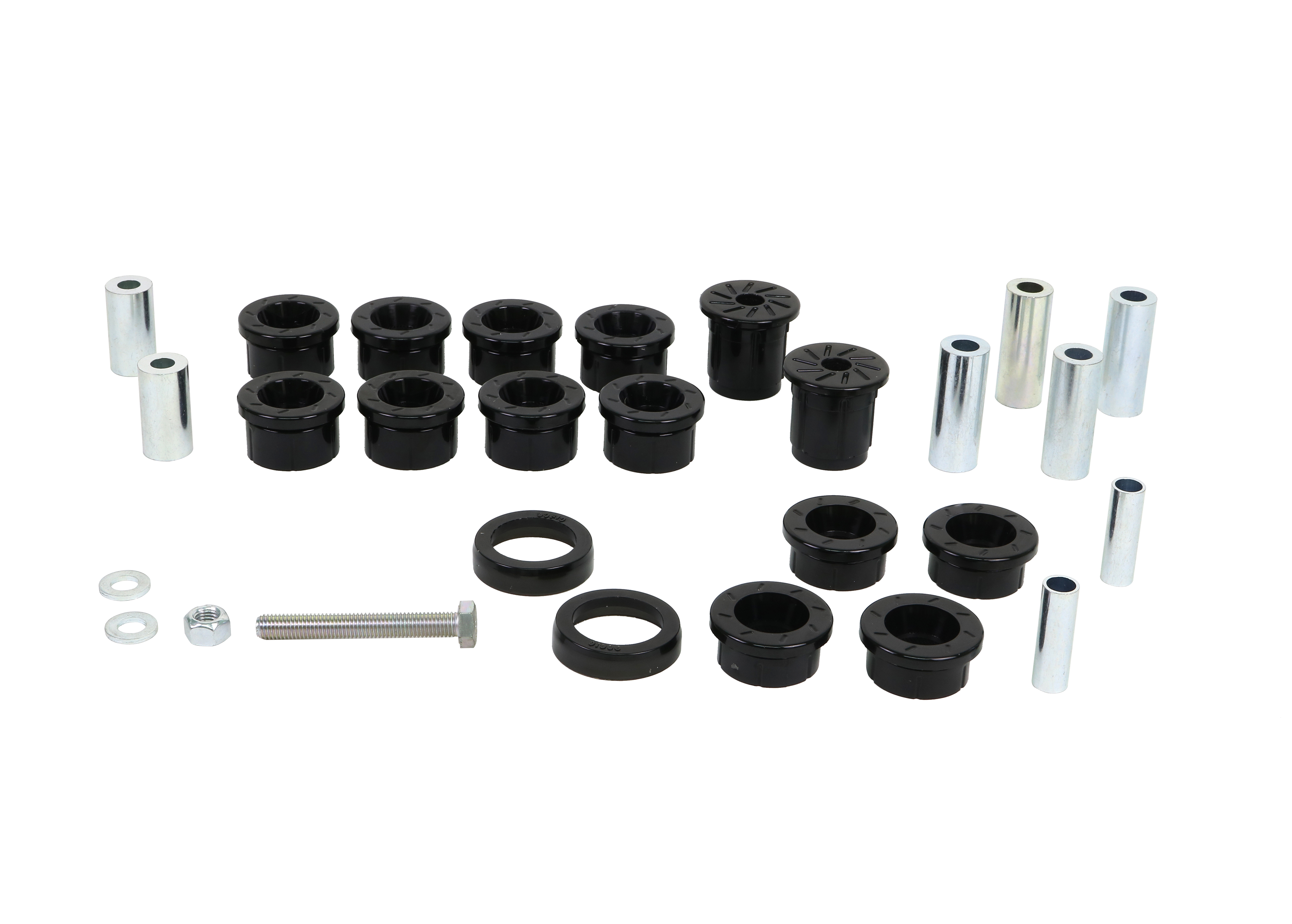 Front Control Arm Upper And Lower Bushing Kit - Jeep JK