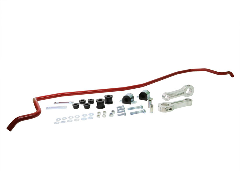 22mm HD Rear Sway Bar and Link Kit - RED