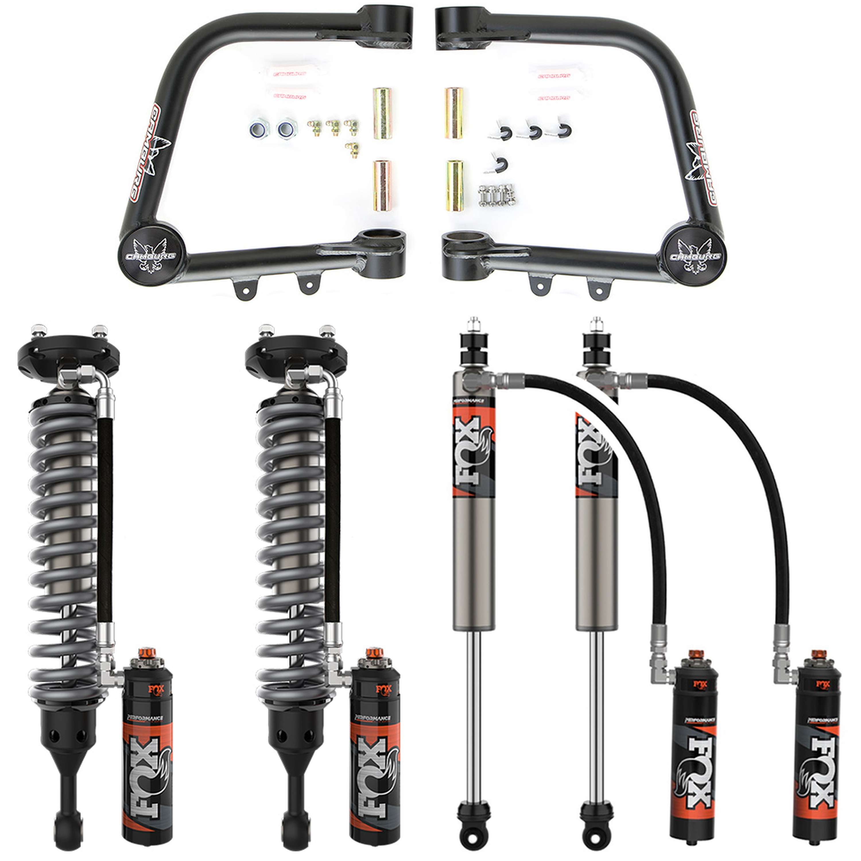 Another fox 4点セット FOX 2.0 Suspension Kit - Stage 2 / 10-24 4Runner, 10-23 GX460, 10