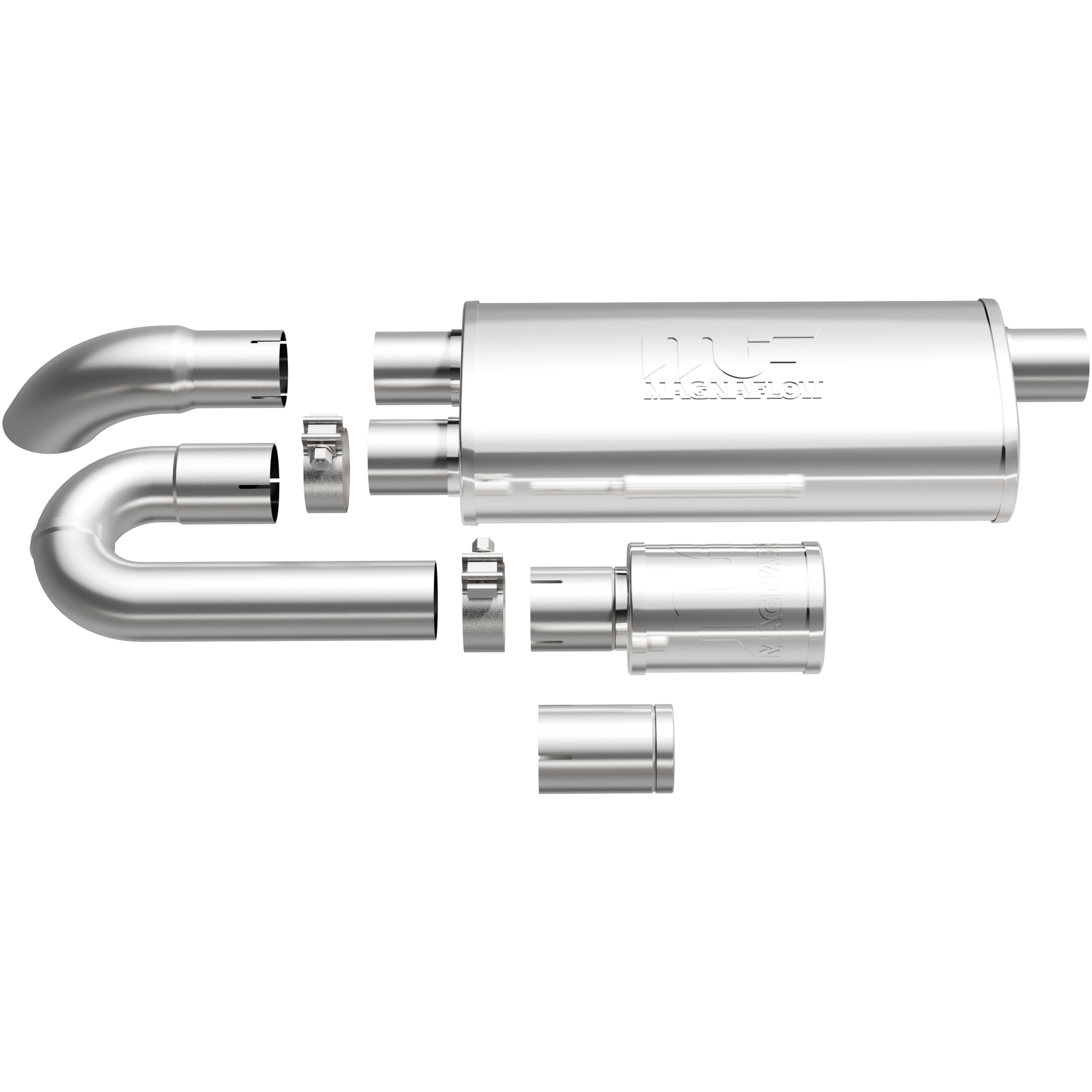 MagnaFlow xMOD Series Universal Performance Muffler with NDT – 2.5” Inlet / 2.5” Outlet