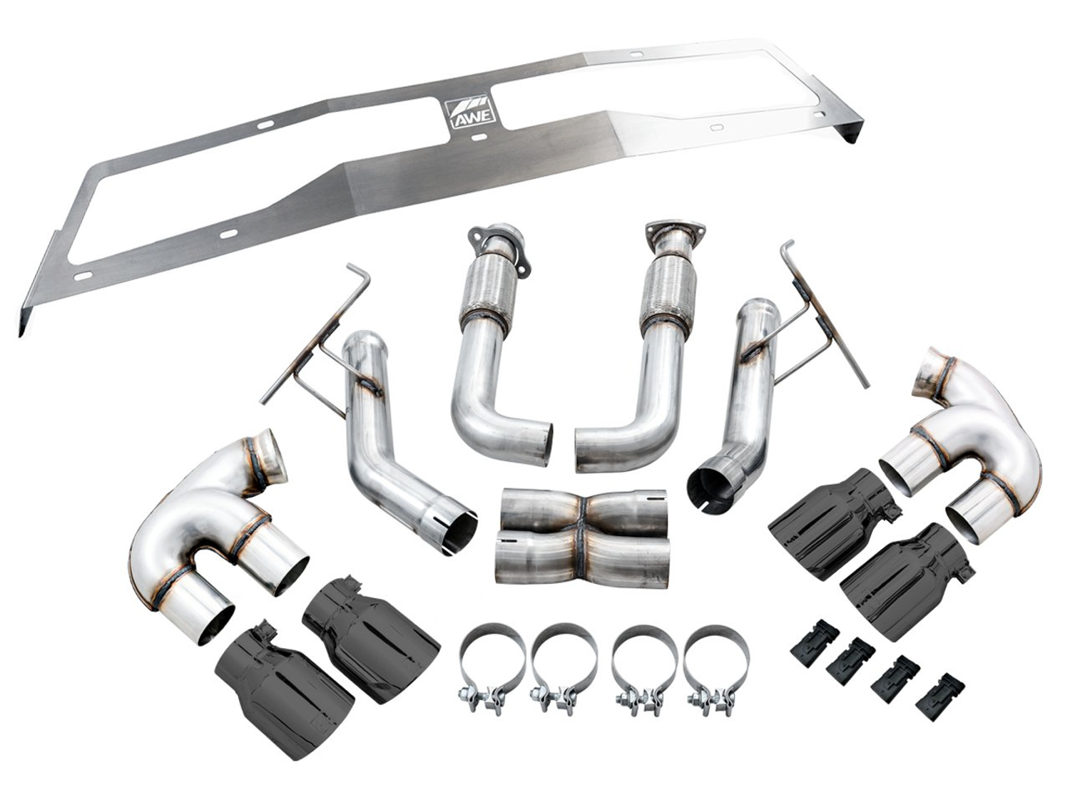 Awe Tuning 3020 43086 Track Edition Exhaust C8 Fits For Corvette ...